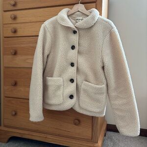 Joanie Clothing Size XS White Fuzzy Jacket